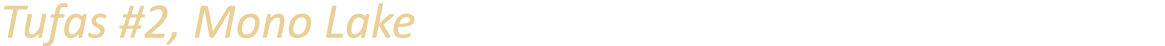 Tufas #2, Mono Lake