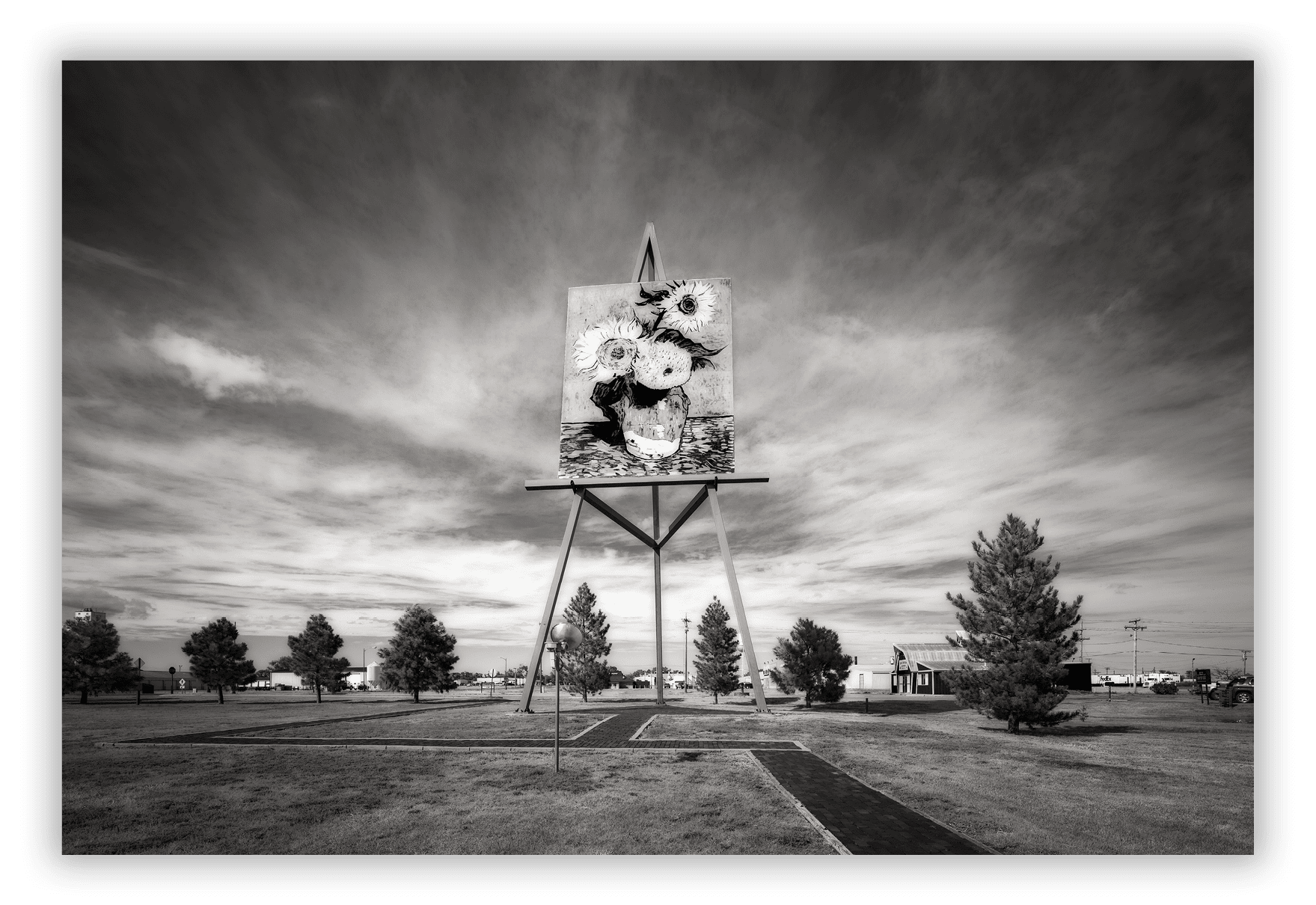 World's Largest Easel, Goodland, KS
