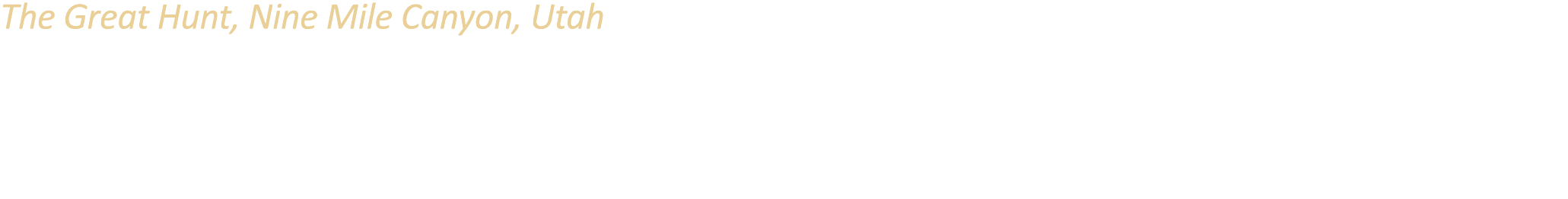 The Great Hunt, Nine Mile Canyon, Utah Created during the Fremont period around 950 1200 AD, the Great Hunt depicts a...